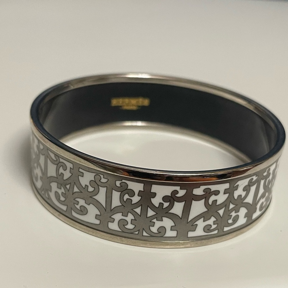 Hermès silver Bangle